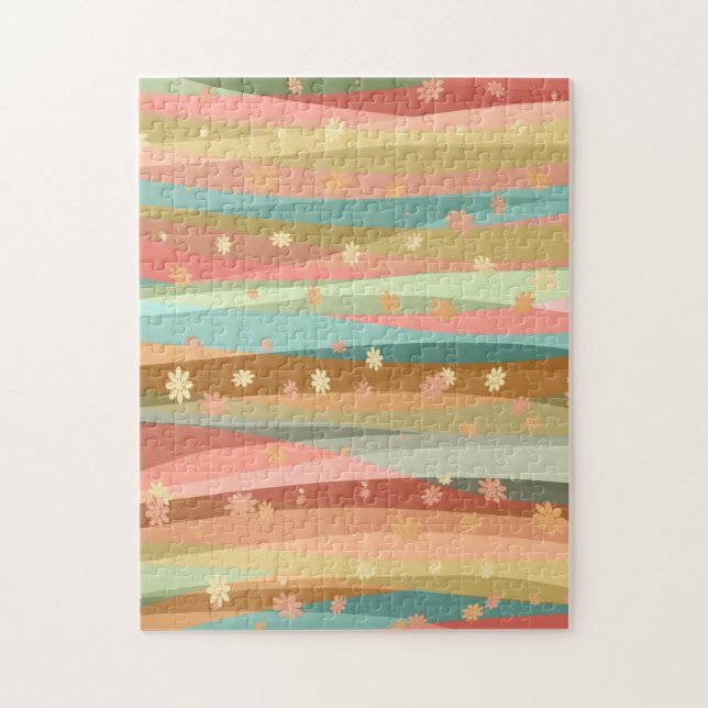 Lugn för att relaxera blommor pussel (Vertikal)