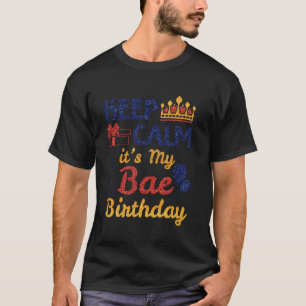 Lugn för Behålla av ballonger Det är min födelseda T Shirt