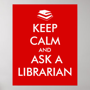 Lugn för Behålla av biblioteksgåvor Fråga en bibli Poster