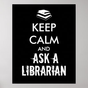Lugn för Behålla av biblioteksgåvor Fråga en bibli Poster