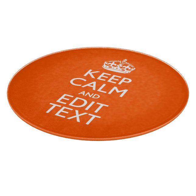 LUGN för BEHÅLLA av personlig Din Orange Decor (Hörn)