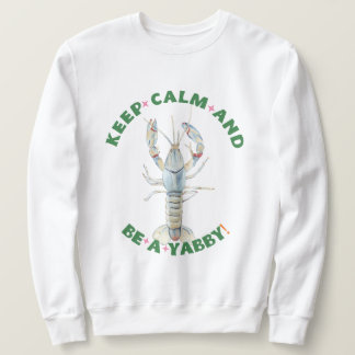 LUGN FÖR behålla OCH VARA EN YABBY-Manar UT-Shirt  Lång Ärmad Tröja