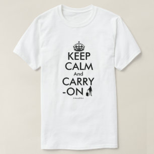 Lugn för behålla (resevariant) - en MisterP-levera T Shirt