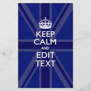 Lugn för Midnight Blue-Behålla och din textunion Flygblad