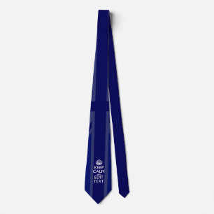 Lugn för Midnight Blue-Behålla och din textunion Slips