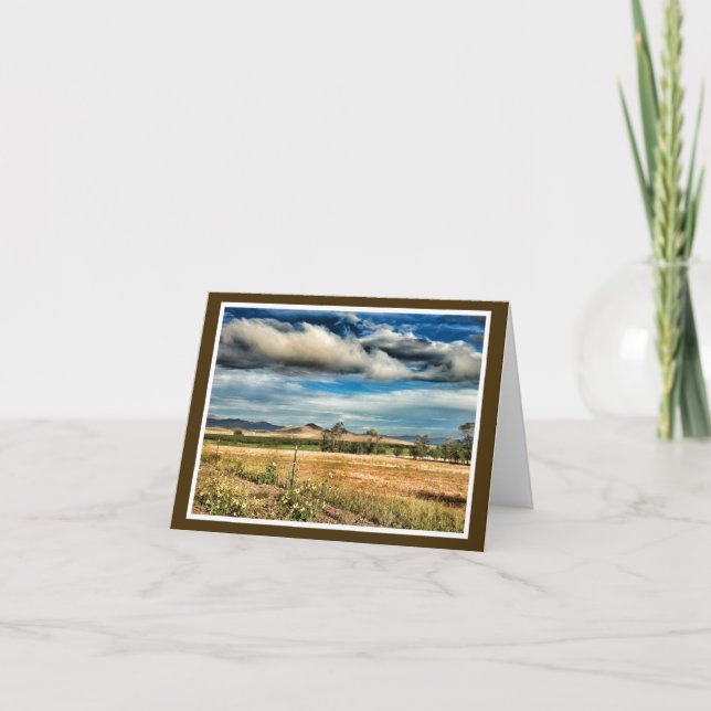 Lugn före Storm Note Card Kort (Framsida)