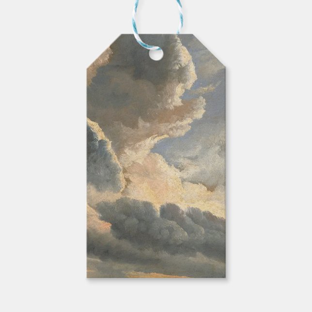 Lugn Fredlig Energi Moln Himmel Drömmig Luftig Presentetikett (Framsidan)