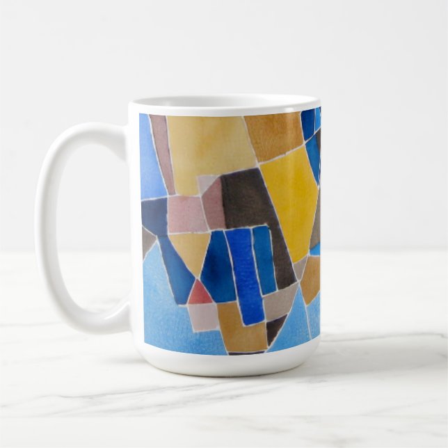 Lugn geometrisk bris kaffemugg (Vänster)