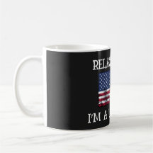 Lugn Gringo Jag Är En Amerikansk Medborgare Kaffe