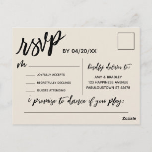 Lugn Handstils Kräm RSVP Sång Förfrågan Postkort Vykort