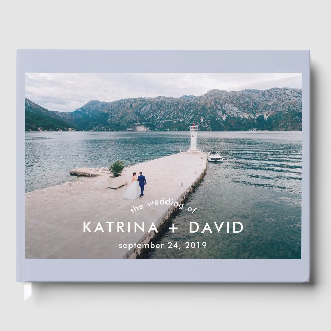 Lugn hav | Foto Bröllop Gästböcker (Framsida)