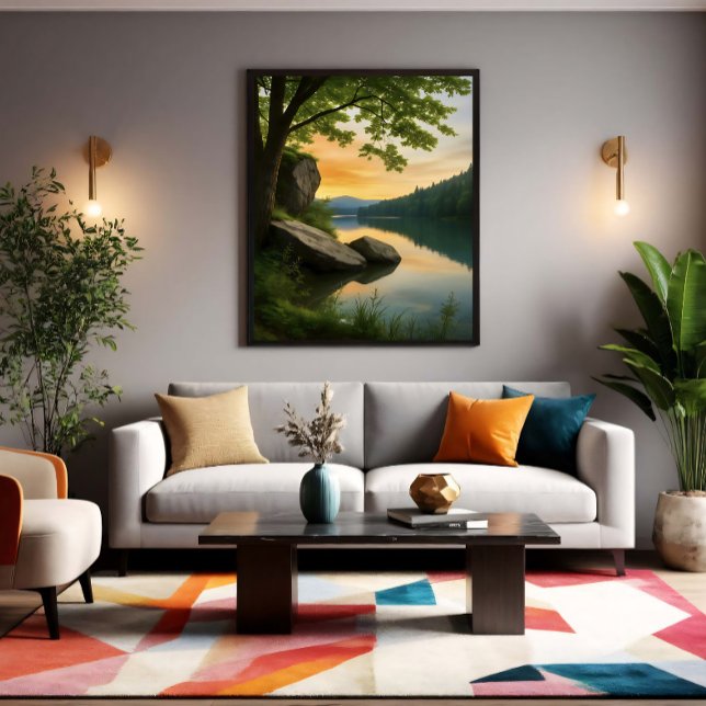 Lugn Horisont Canvastryck (Skapare uppladdad)