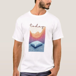 Lugn Horizon Valley Line Art T Shirt