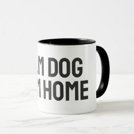 Lugn Hund Lugn Hem – Minimalistiska Medvetna Hundä Mugg