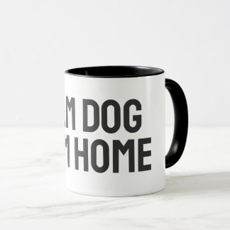 Lugn Hund Lugn Hem – Minimalistiska Medvetna Hundä Mugg