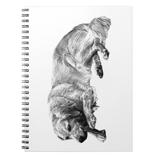 Lugn Hund Notisbok Anteckningsbok (Framsidan)