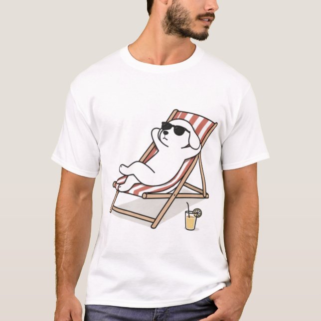 Lugn Hund T Shirt (Framsida)