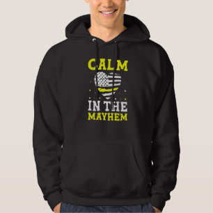 Lugn i Akutet Mayhem 911 Operator Dispatc Hoodie