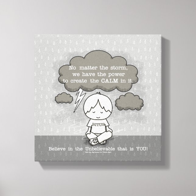 Lugn i stormen canvastryck (Framsida)