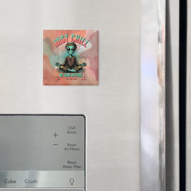 Lugn i stormen, vi kommer i fred magnet (In Situ (Fridge))