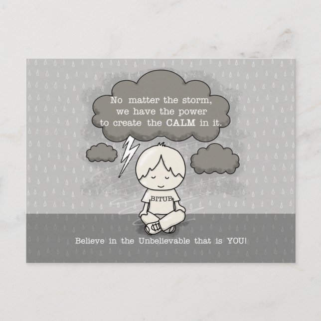 Lugn i stormen vykort (Framsida)