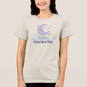 Lugn jag söver dig rolig anestesiolog t shirt