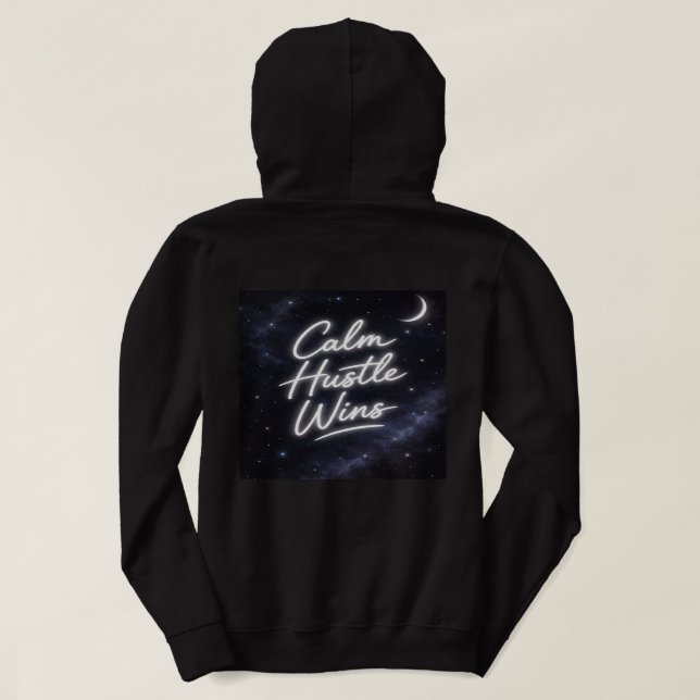 Lugn Jakt Vinner Damtröja – Aesthetic Galaxy T Shirt (Design baksida)