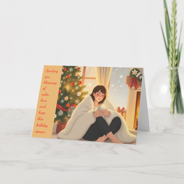 Lugn jul helgkort (Framsida)