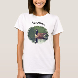 Lugn Kanada Gås Inspirerande T Shirt