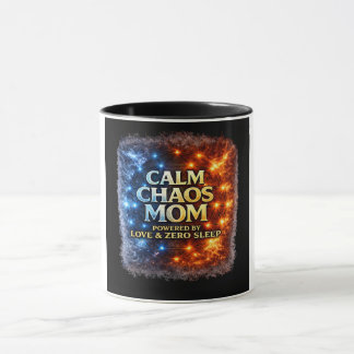 Lugn Kaos Mamma Mugg, Rolig Mamma Kaffe Kopp, Driv Mugg