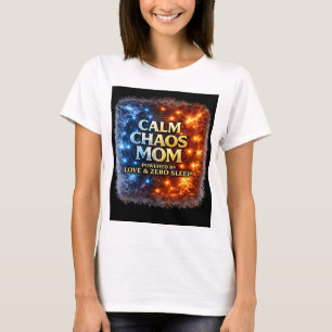 Lugn Kaos Mamma Tröja, Rolig Mamma Liv Teeshirt, D T Shirt