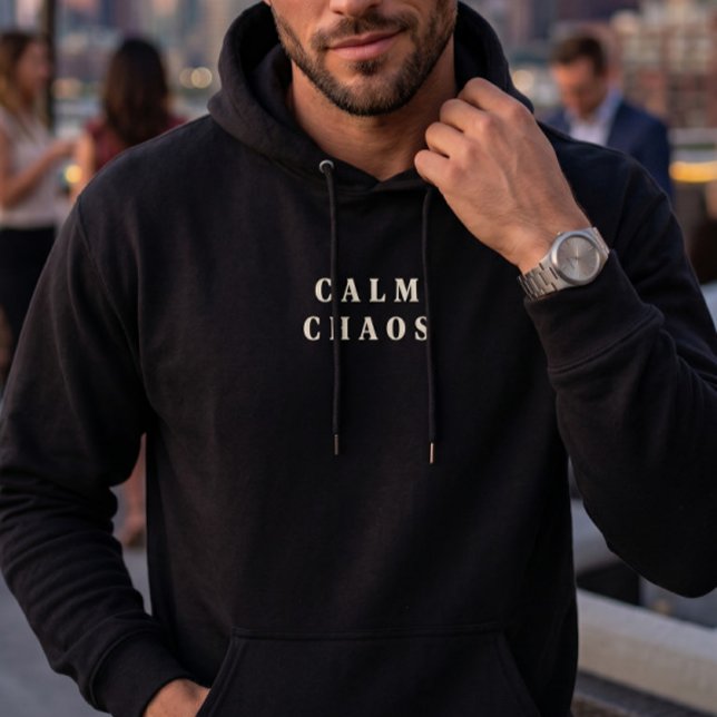 Lugn Kaos - Paradox Hoodie Svart (Skapare uppladdad)