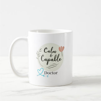 Lugn & Kapabel Läkare Personlig Tacksamhet Kaffemugg