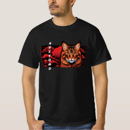 Lugn Katt Ansikte, Minimalistisk Estetik T-Shirt
