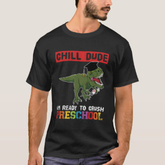 Lugn kille JAG ÄR REDO ATT Krossa Förskola Pre-K T Shirt