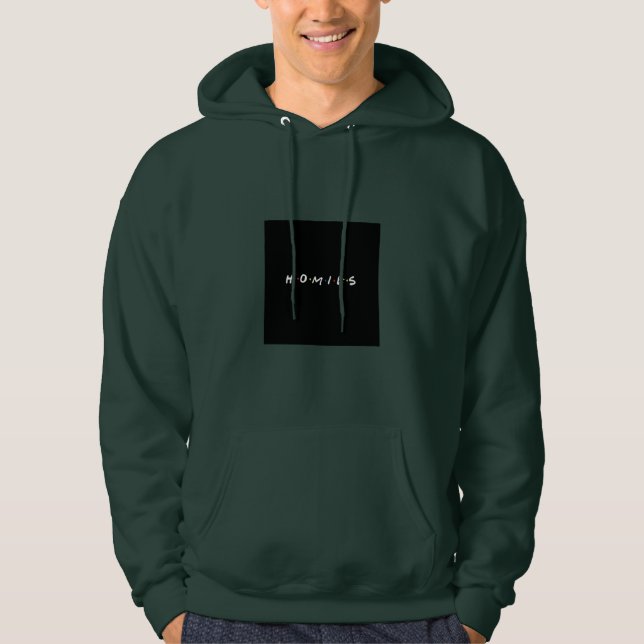 Lugn Kod Aktiverad Hoodie (Framsida)