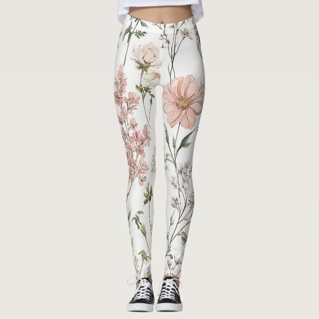 Lugn Kronblad Leggings (Framsida)