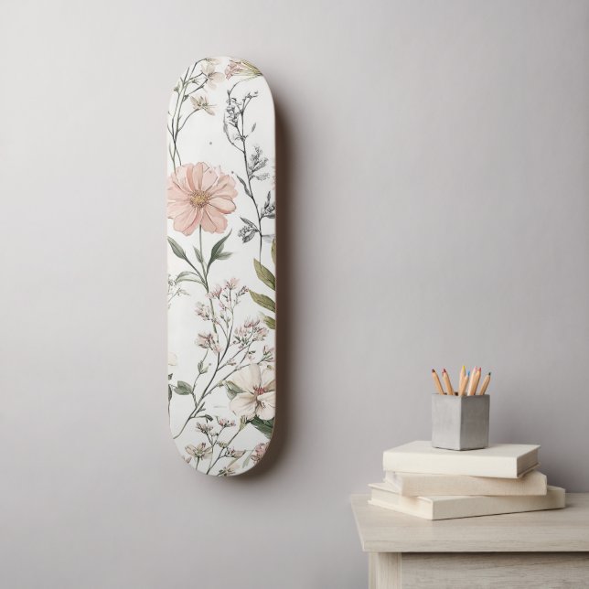 Lugn Kronblad Mini Skateboard Bräda 18,5 Cm (Väggkonst)