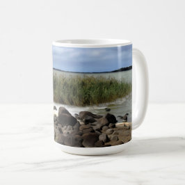 Lugn kust vid Lake Bolac Kaffemugg