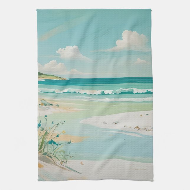 Lugn Kustvy Kökshandduk (Vertikal)