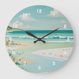 Lugn Kustvy Stor Klocka