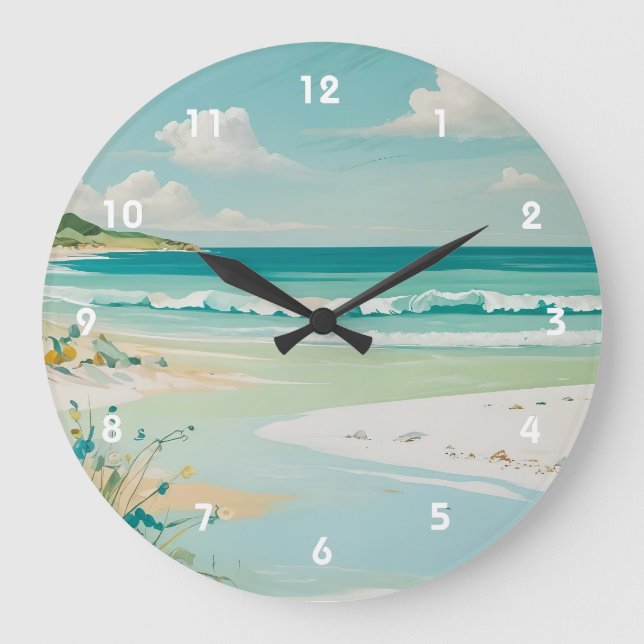 Lugn Kustvy Stor Klocka (Framsida)