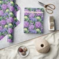 Lugn Lila Blommig Hydrangea