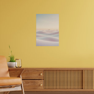 Lugn ljus bakgrund med sanddyner poster