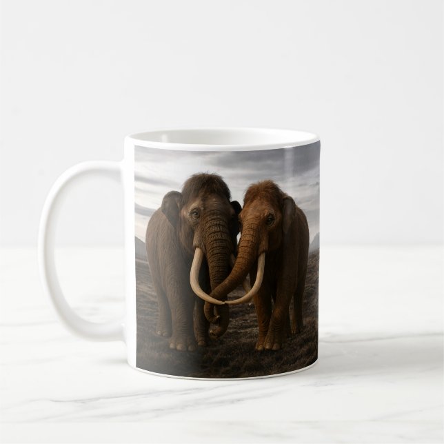 Lugn mammutbond kaffemugg (Vänster)