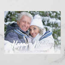 Lugn Modern Skrift Glad Jul Vinter Foto