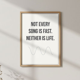 Lugn Motivationscitat Poster