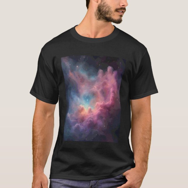 Lugn nebulosamling mästerverk t shirt (Framsida)