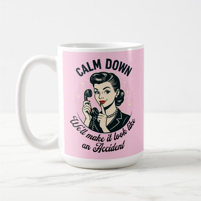 Lugn ned Retro-funktion, citat Kaffemugg (Vänster)