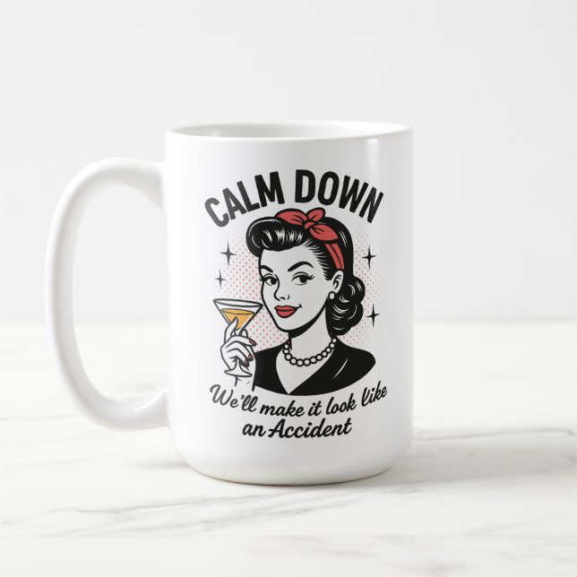 Lugn ned Retro-funktion, citat Kaffemugg (Vänster)